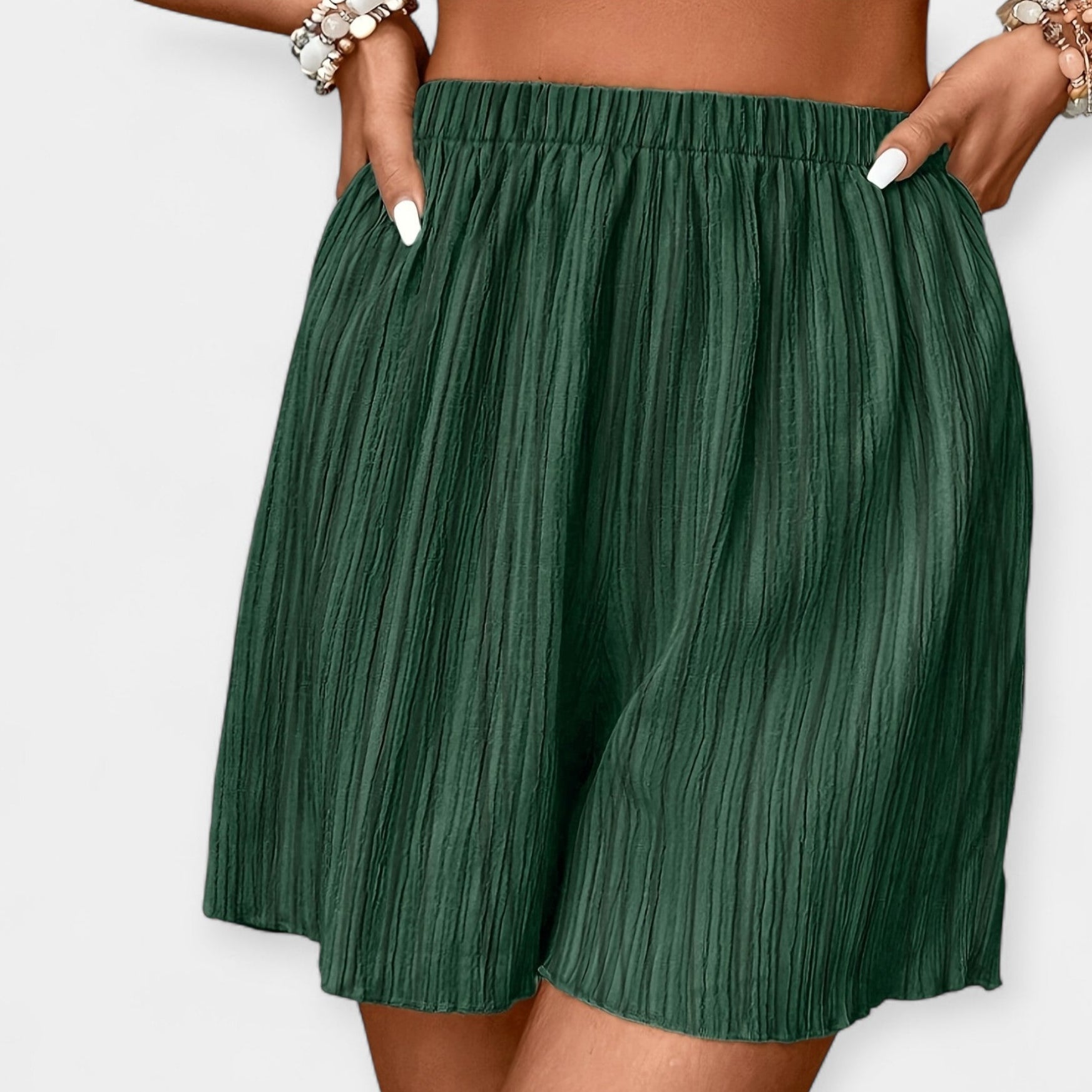 Elegant Ruched Trousers