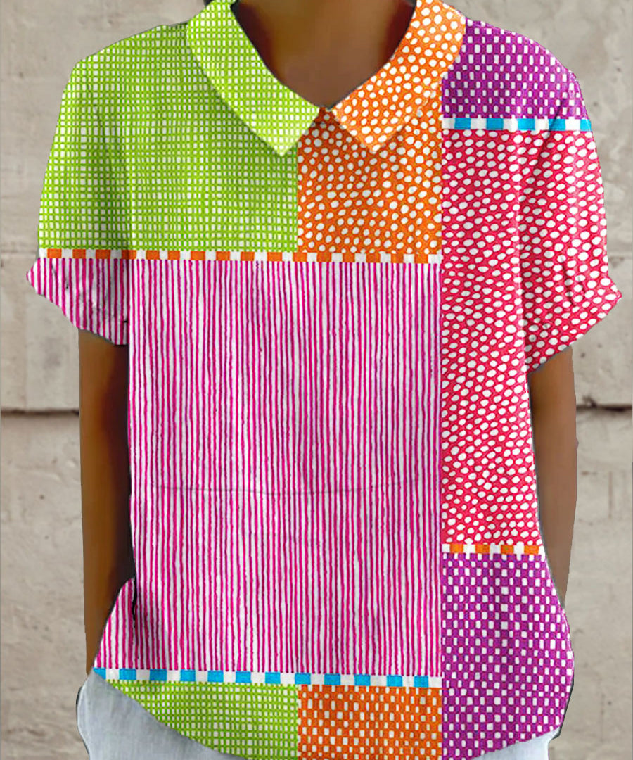 Zara - Színes Patchwork Ing