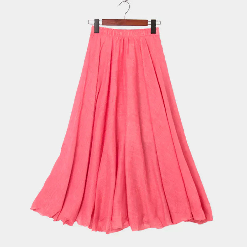 Elegant High Waist Skirt