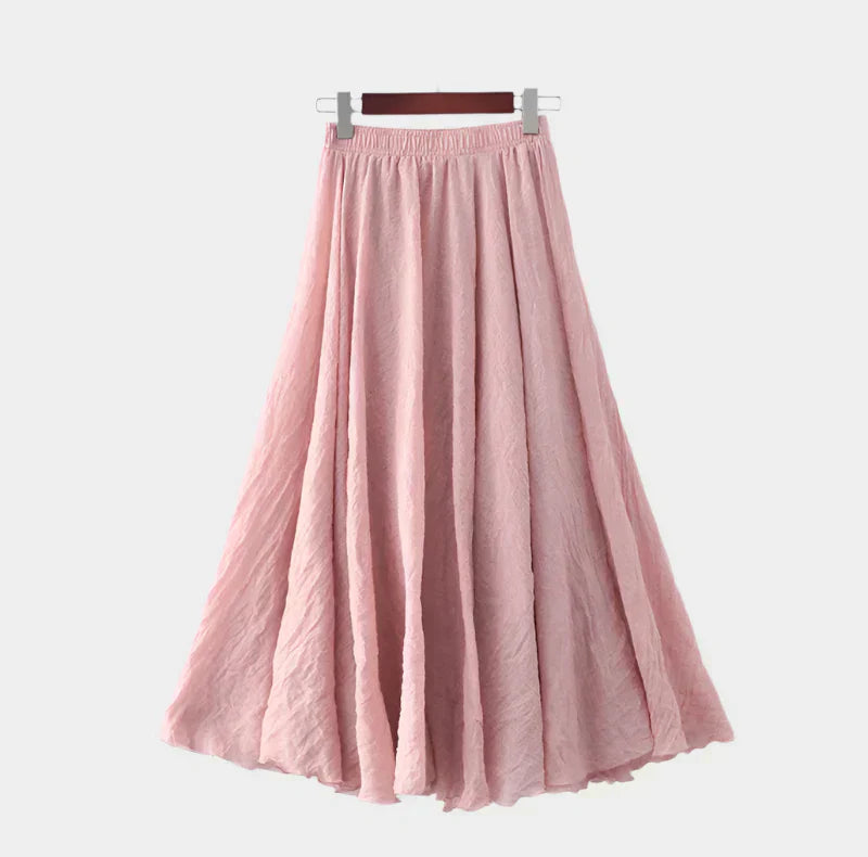 Elegant High Waist Skirt
