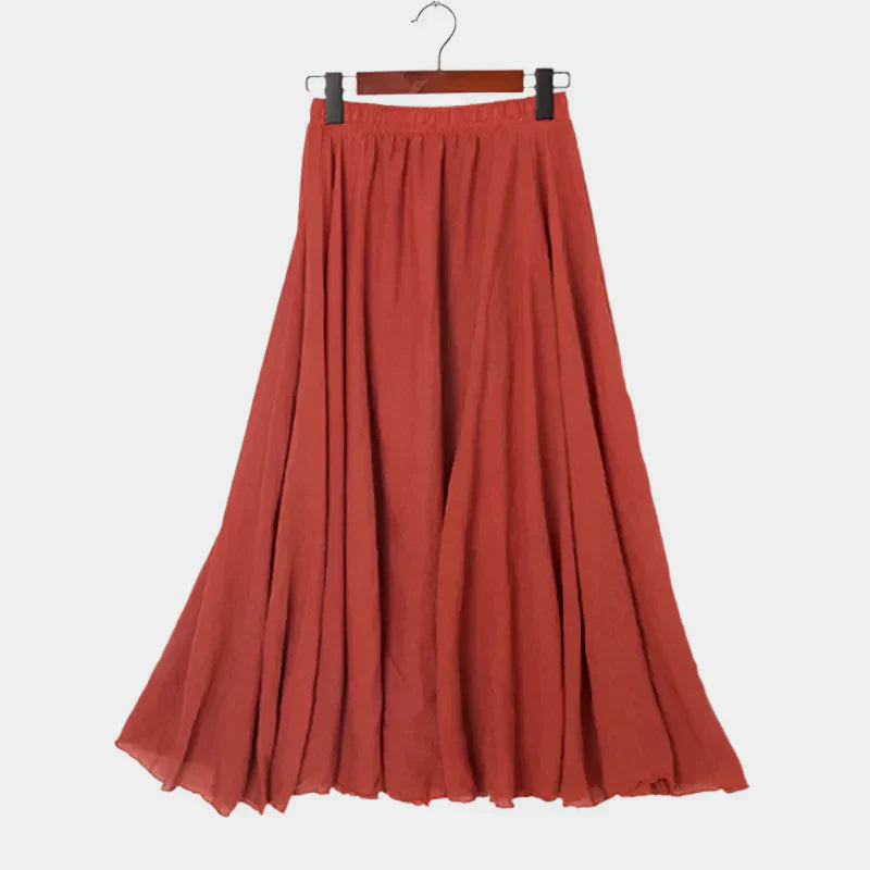 Elegant High Waist Skirt