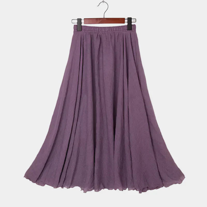 Elegant High Waist Skirt