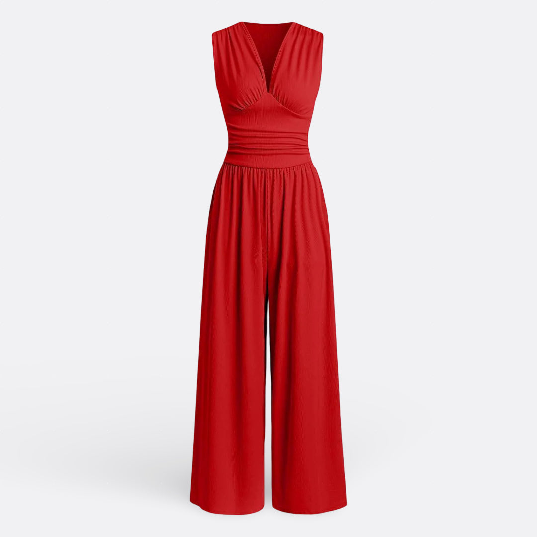 Leonor - Ujjatlan, Széles Lábú Elegáns Overall