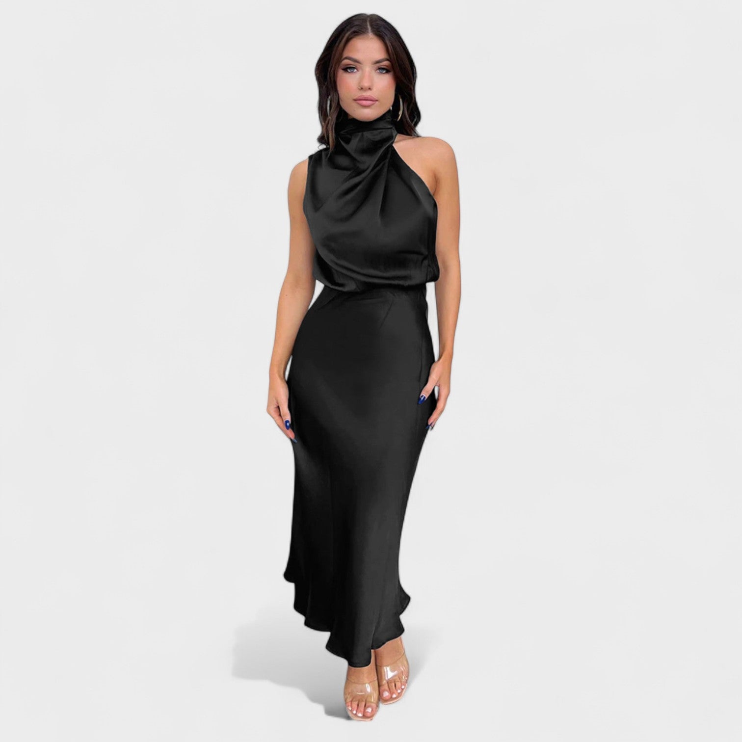 Alba - Szatén Elegancia Ruha