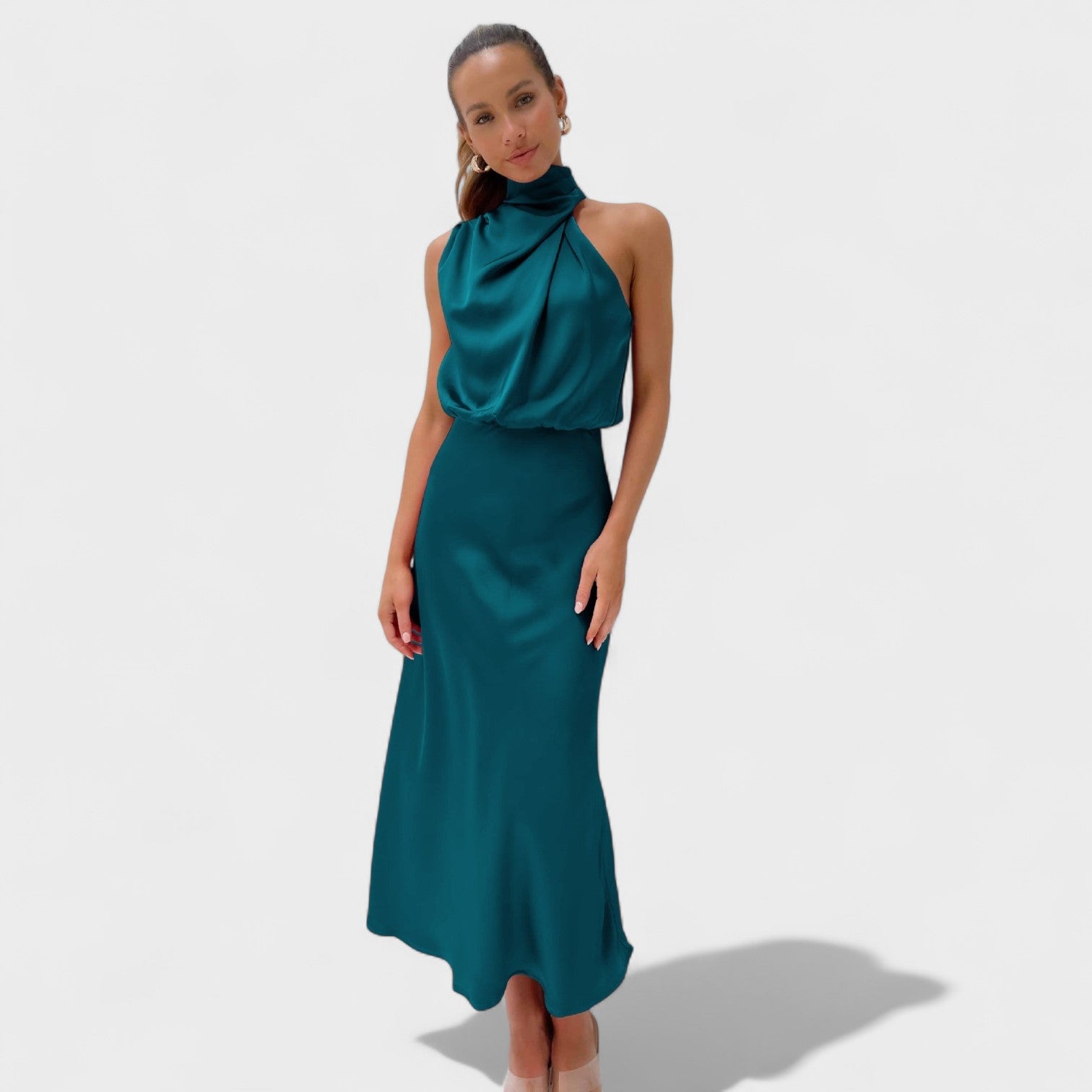 Alba - Szatén Elegancia Ruha