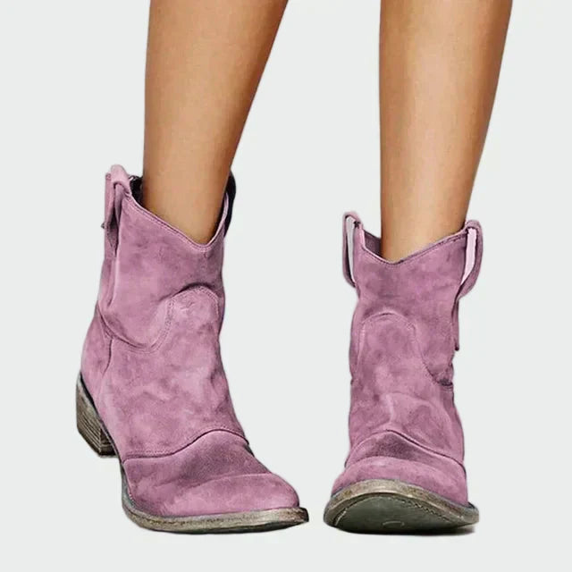 Retro cowboy csizmák bokáig