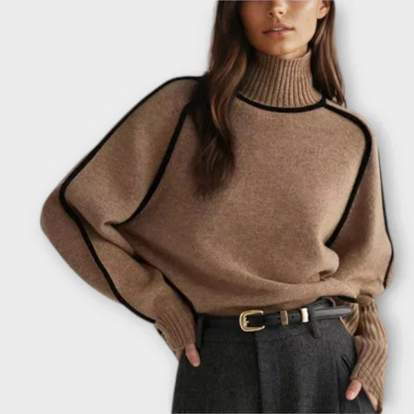 Emília - Elegant high neck sweater