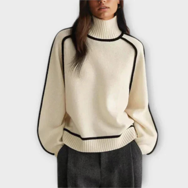 Emília - Elegant high neck sweater