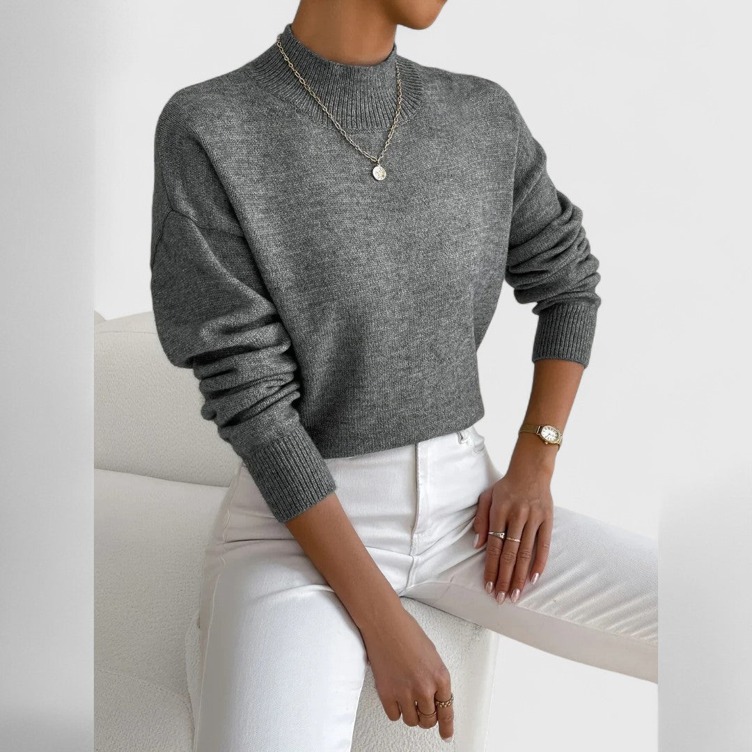 Sam - Classic High Neck Sweater