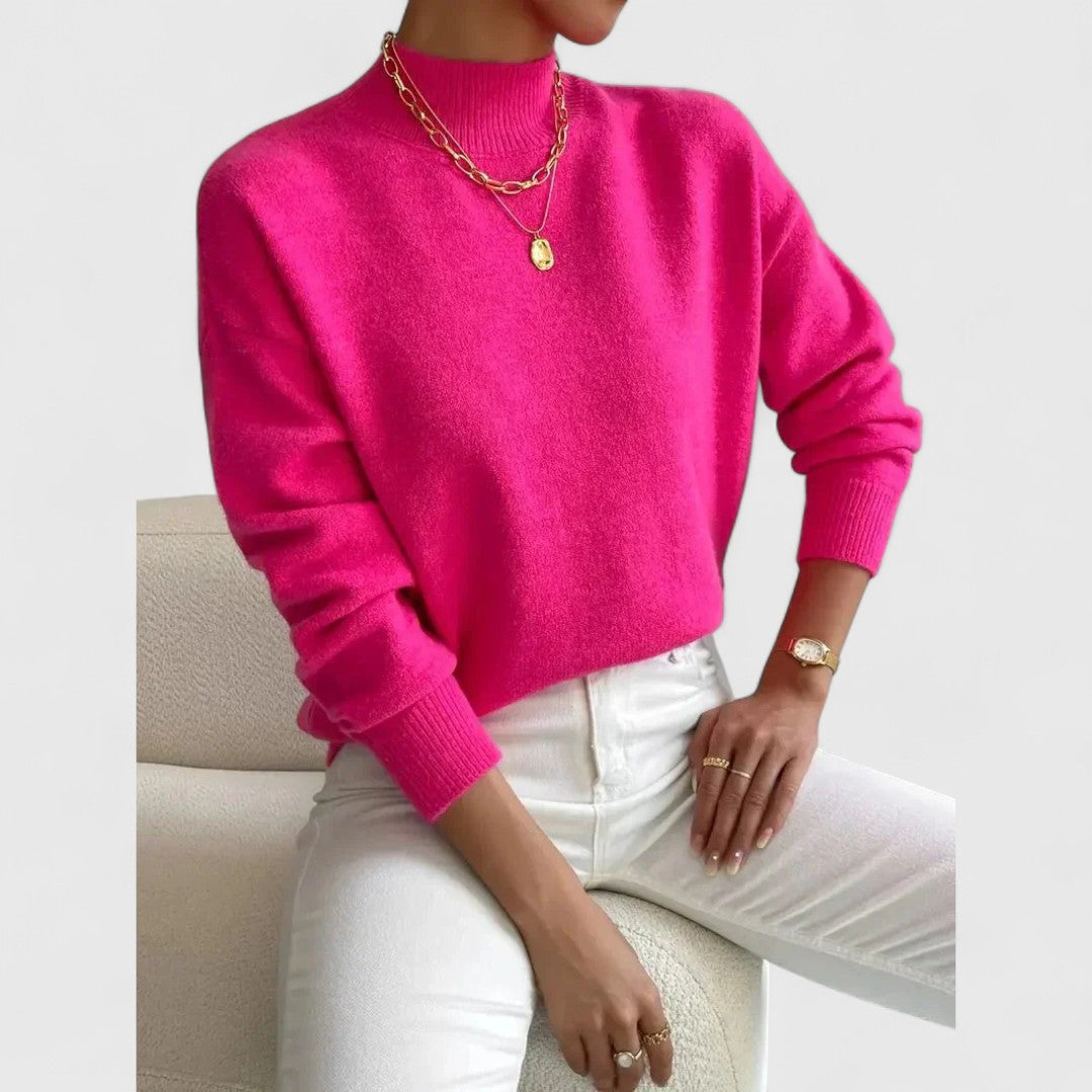Sam - Classic High Neck Sweater