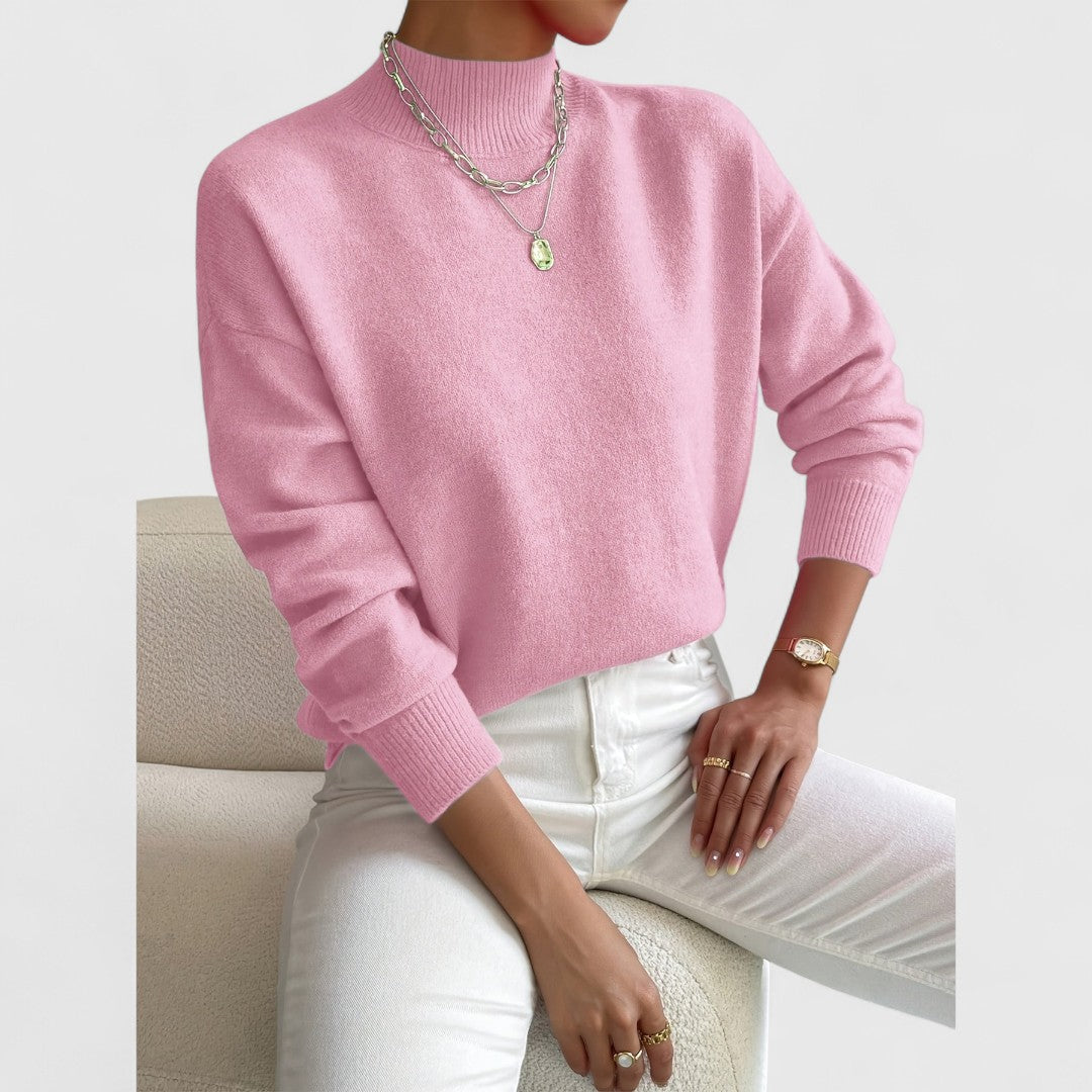 Sam - Classic High Neck Sweater