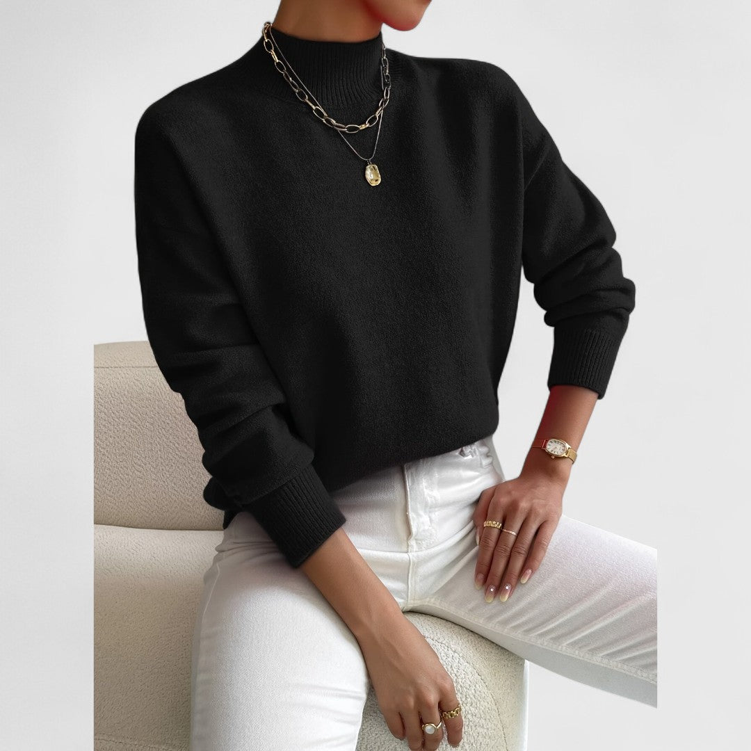 Sam - Classic High Neck Sweater