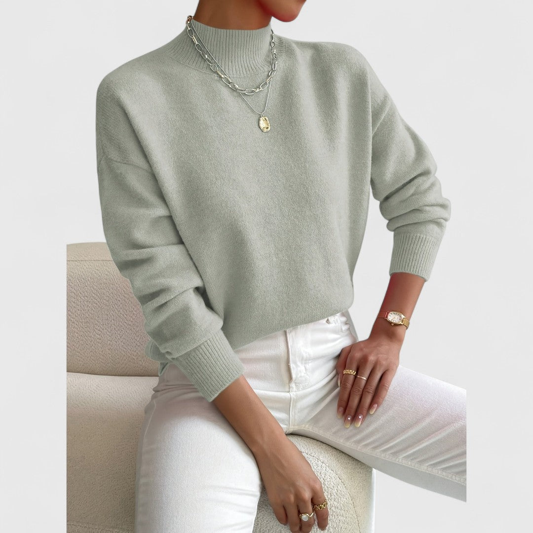 Sam - Classic High Neck Sweater