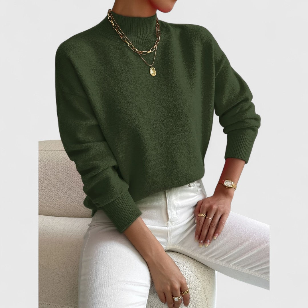 Sam - Classic High Neck Sweater