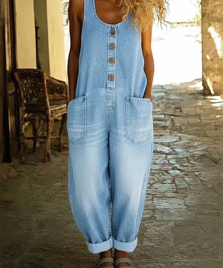 Graça - Vintage Mosott Denim Overál